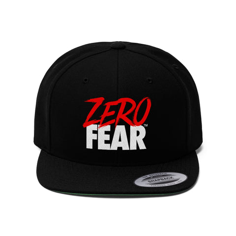 ZERO FEAR Unisex Flat Bill Hat